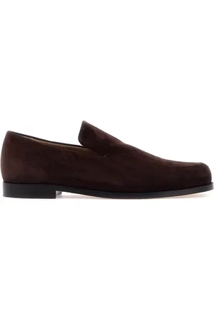 Khaite Buty, Kobieta, brązowy, 40 EU, Zamsz, Mokasyny zamszowe Minimalistyczny design