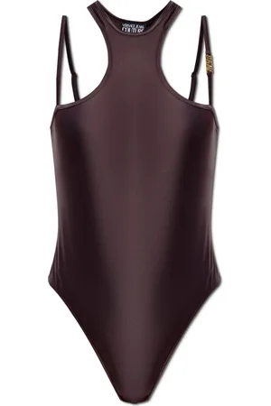 VERSACE Koszulki, Kobieta, brązowy, S, Body z odkrytymi ramionami