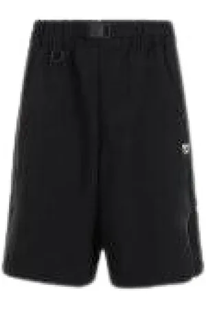 Y-3 Szorty, Mężczyzna, Czarny, L, Bawełna, Casualowe szorty jeansowe