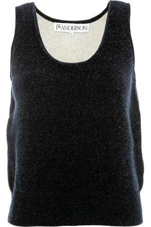 J.W.Anderson Koszulki, Kobieta, Niebieski, S, Sweter z chenille