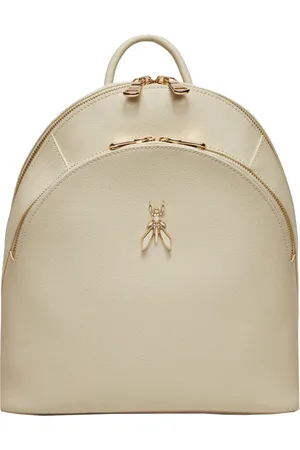 Patrizia Pepe Torebki, Kobieta, Beżowy, ONE SIZE, Skóra, Fly Shoulder Bag