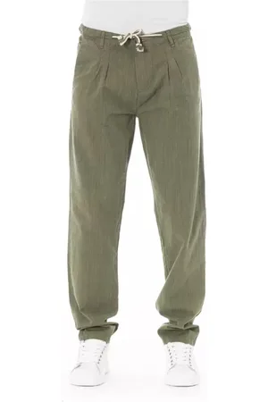 BALDININI Spodnie, Mężczyzna, Zielony, M, Khaki Chino Spodnie