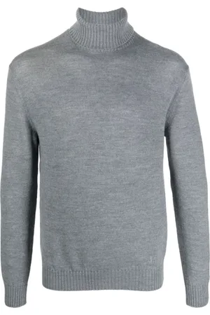 Jil Sander Swetry, Mężczyzna, Szary, M, Wełna, Wełniany golf