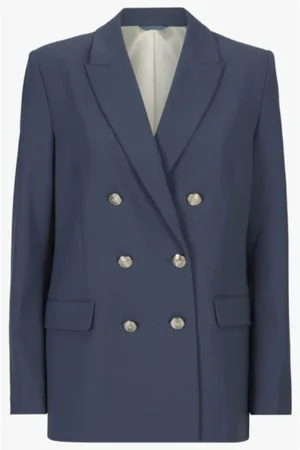Tommy Hilfiger Kurtki, Kobieta, Niebieski, S, Poliester, Sportowa Marynarka