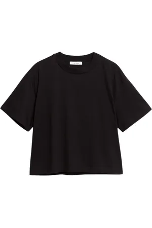 Ivy & Oak Koszulki, Kobieta, Czarny, XL, Bawełna, Boxy T-shirt z bawełny