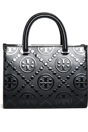 Tory Burch Torebki, Kobieta, Czarny, ONE SIZE, Skóra, Torba typu Square Tote