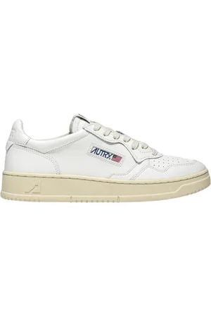 Autry Buty, Mężczyzna, Biały, 36 EU, Zamsz, Vintage Medalist Skórzane Sneakersy