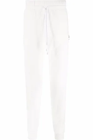 Maison Kitsuné Spodnie, Mężczyzna, Biały, L, Ecru Spodnie P700
