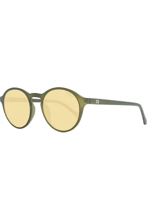 Guess Akcesoria, Mężczyzna, Zielony, ONE SIZE, Okrągłe okulary przeciwsłoneczne