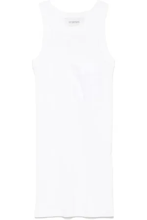 Sportmax Koszulki, Kobieta, Biały, XL, Majtki z kieszenią na piersi