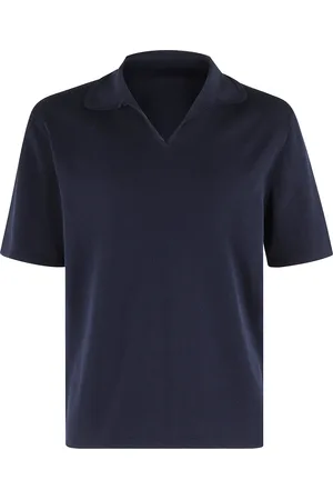 FORTELA Koszulki, Mężczyzna, Niebieski, M, Polo z Kołnierzem V-Neck T-Shirt