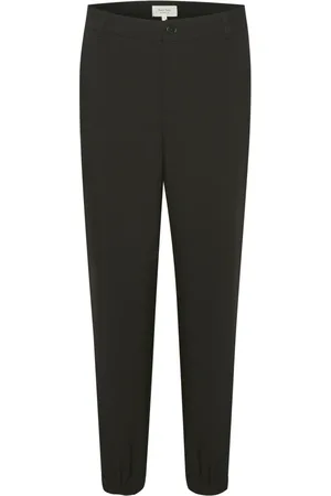 Part Two Spodnie, Kobieta, Czarny, S, Poliester, Katja Casual Pants