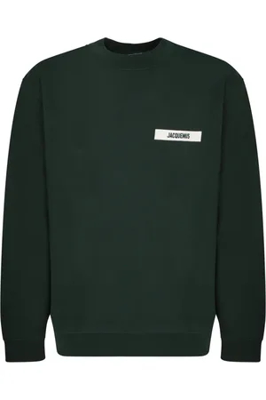 Jacquemus Bluzy, Mężczyzna, Zielony, L, Zielony Sweter Minimalistyczny Styl