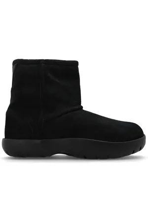 Bottega Veneta Buty, Kobieta, Czarny, 40 EU, Zamsz, Zimowe Kalosze Snap