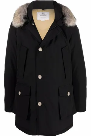 Woolrich Kurtki, Mężczyzna, Czarny, L, Czarny Płaszcz Arctic Parka