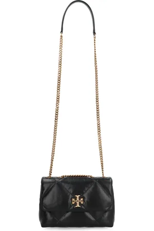 Tory Burch Torebki, Kobieta, Czarny, ONE SIZE, Skóra, Kira skórzana torba na ramię