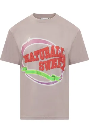 J.W.Anderson Koszulki, Kobieta, Fioletowy, S, Bawełna, Sweet Classic T-Shirt