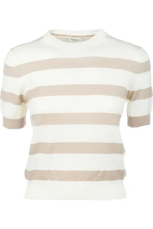 CRUNA Swetry, Kobieta, Beżowy, M, Sesamo Roundneck T-shirt
