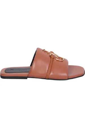 J.W.Anderson Buty, Kobieta, brązowy, 37 EU, Brązowe Skórzane Sandały dla Kobiet