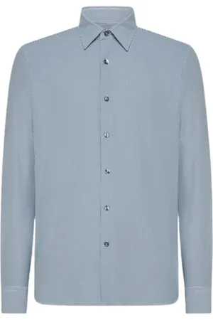 RRD Koszule, Mężczyzna, Niebieski, XL, Koszula techniczna oxford jacquard bez prasowania