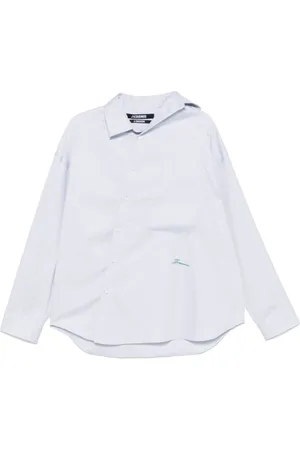 Jacquemus Koszule, Mężczyzna, Szary, M, Bawełna, Koszula Casual w Kratę