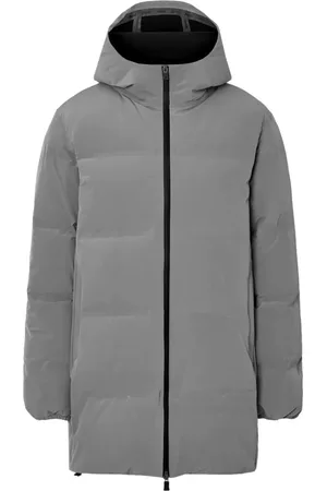 HERNO Płaszcze, Mężczyzna, Szary, 2XL, Szary Parka z Kapturem Impact