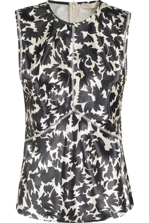ULLA JOHNSON Koszulki, Kobieta, Czarny, S, Raven Top w Czarnym Kolorze