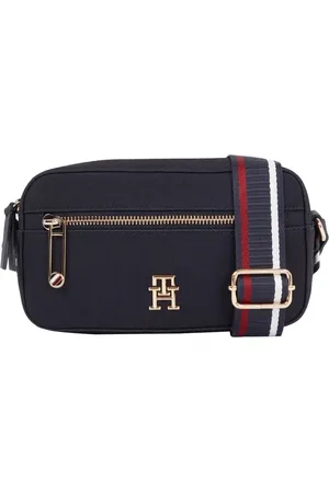 Tommy Hilfiger Torebki, Kobieta, Niebieski, ONE SIZE, Poliester, Iconic Tommy Camera Bag Twill