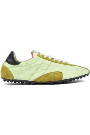 Maison Margiela Buty, Mężczyzna, Zielony, 45 EU, Zielone Sneakersy z Podeszwą z Gumy