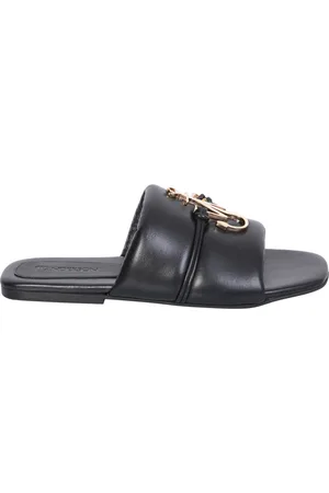 J.W.Anderson Buty, Kobieta, Czarny, 36 EU, Czarne Sandały Elegancki Styl