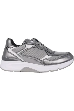 Gabor Buty, Kobieta, Szary, 40 EU, Srebrny Rolujący Sneaker dla Kobiet
