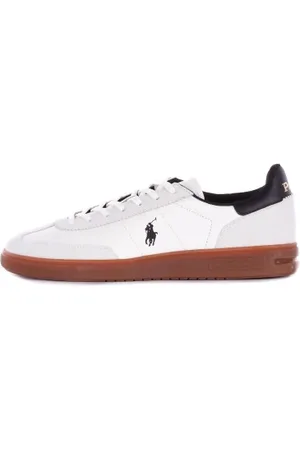 Ralph Lauren Buty, Mężczyzna, Biały, 40 EU, Skóra, Trampki Białe