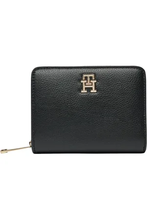 Tommy Hilfiger Akcesoria, Kobieta, Czarny, ONE SIZE, Poliester, Portfel
