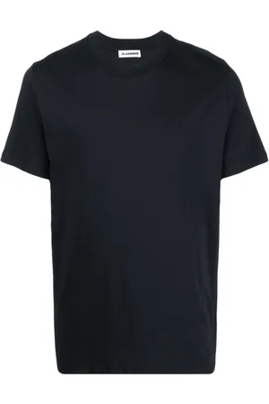 Jil Sander Koszulki, Mężczyzna, Czarny, M, Bawełna, Koszulka Casualowa z Bawełny