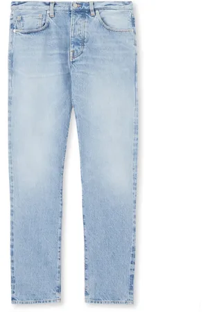 FORTELA Jeansy, Mężczyzna, Niebieski, W34, Denim, Trwałe Jeansyy Denim