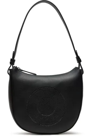 Karl Lagerfeld Torebki, Kobieta, Czarny, ONE SIZE, Skóra, K/Circle Moon Shb Perforated