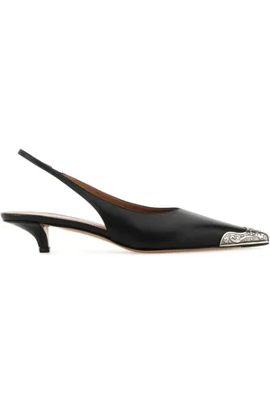 PARIS TEXAS Buty, Kobieta, Czarny, 37 EU, Skóra, Czarne skórzane kowbojki czółenka