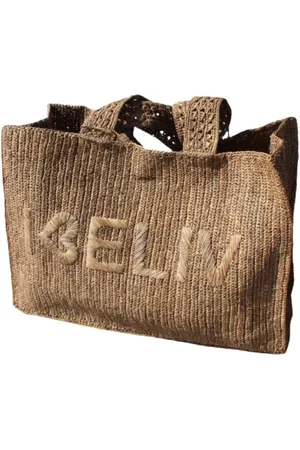 IBELIV Torebki, Kobieta, Beżowy, ONE SIZE, Haftowana torba typu tote