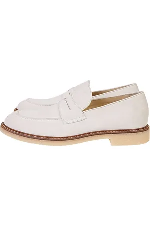 ELEVENTY Buty, Mężczyzna, Beżowy, 40 EU, Zamsz, Penny Loafer zamszowy