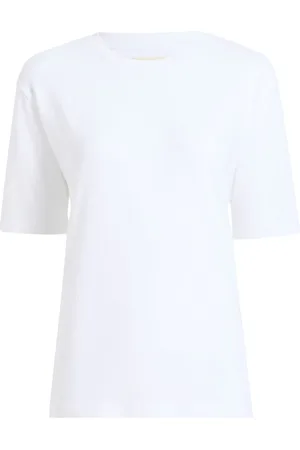 Khaite Koszulki, Kobieta, Biały, M, Bawełna, T-shirt Mae