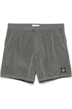 Stone Island Stroje kąpielowe, Mężczyzna, Zielony, L, Zielone stroje kąpielowe