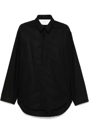 Khaite Bluzki, Kobieta, Czarny, M, Bawełna, Czarna sukienka koszulowa z dekoltem typu halter