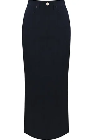 Kocca Spódnice, Kobieta, Niebieski, W28, Denim, Gonna Lorry