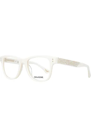 Zadig & Voltaire Akcesoria, Kobieta, Beżowy, ONE SIZE, Kremowe Oprawki Okularowe