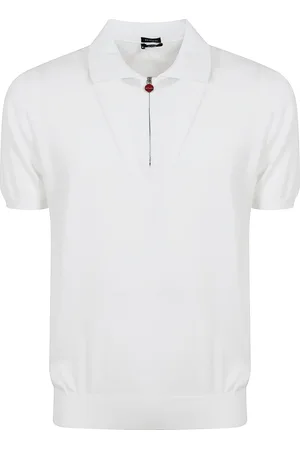 Kiton Koszulki, Mężczyzna, Biały, L, Polo z wysokiej jakości materiałów, uniwersalny styl