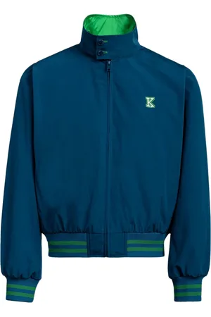 Kenzo Kurtki, Mężczyzna, Niebieski, M, Duck Bomber Jacket