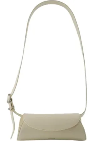 Jil Sander Torebki, Kobieta, Beżowy, ONE SIZE, Skóra, Skórzana Torba na Ramię