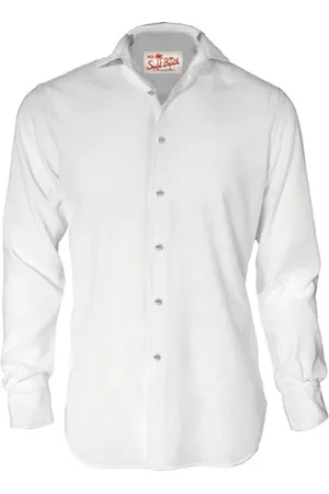 MC2 SAINT BARTH Koszule, Mężczyzna, Biały, 2XL, Białe Koszule dla Mężczyzn