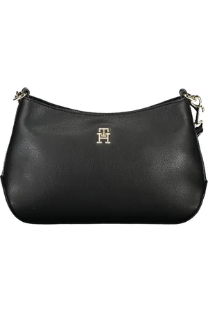 Tommy Hilfiger Torebki, Kobieta, Czarny, ONE SIZE, Torebka Crossbody z Zamknięciem na Zamek