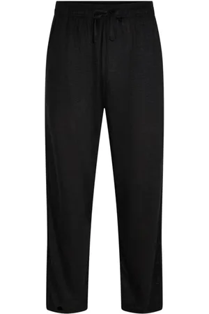 Vilebrequin Spodnie, Mężczyzna, Czarny, L, Solidne Unisex Spodnie z Lnu Jersey